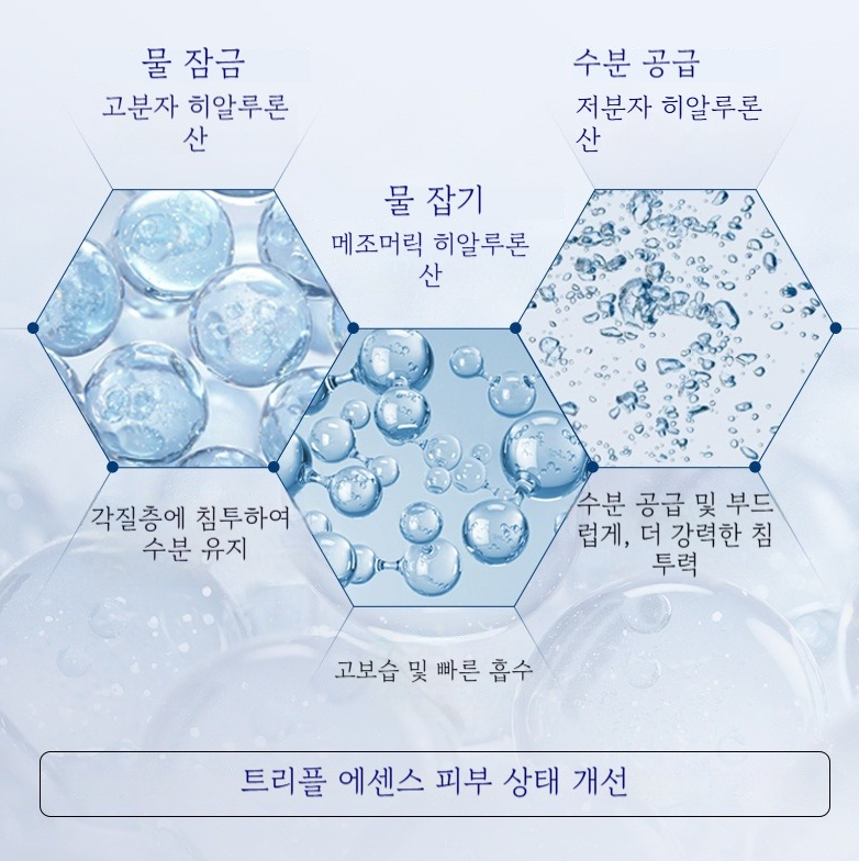 히알루론산 앰플 에센스 보습 세럼 수분 충전 원액  2ml*7개입/히알루론산 앰플/여성 에센스 세럼